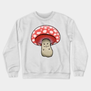 Cute cottage core mushroom man Crewneck Sweatshirt